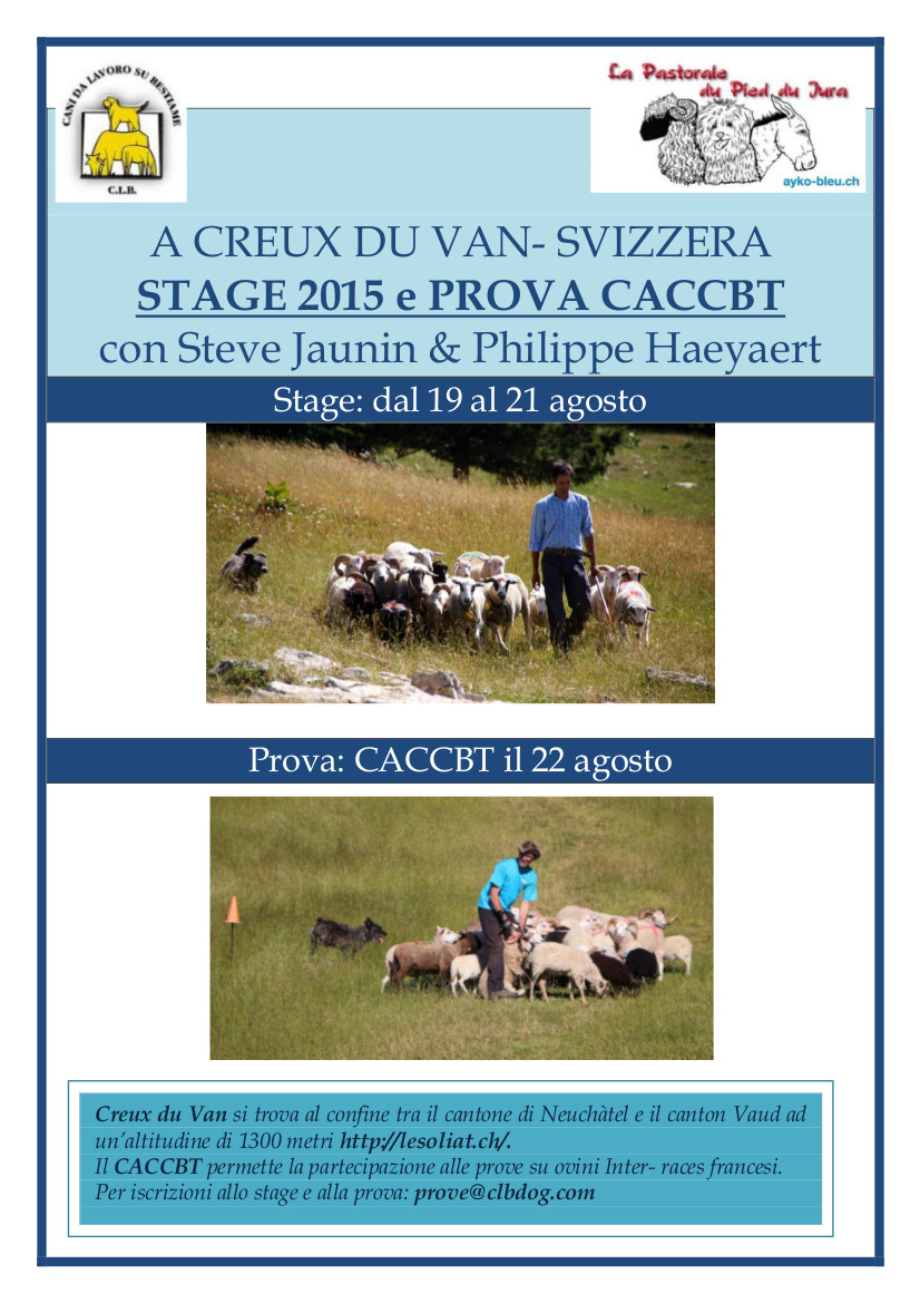 19-20-21-22 Agosto 2015 – Creux du Van – (Svizzera)
