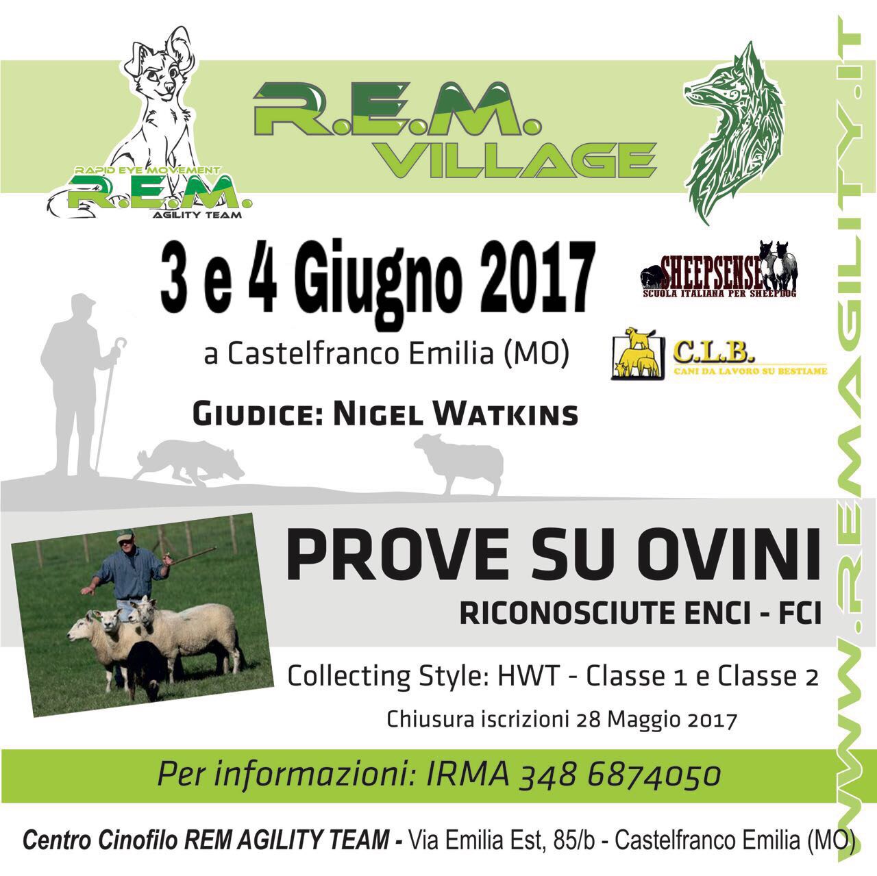 3-4 Giugno 2017 – Castelfranco Emilia (BO)